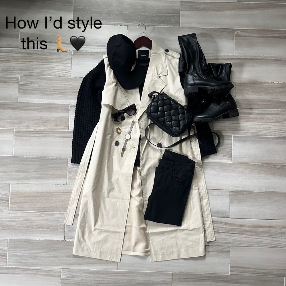 Vero Moda Sleeveless Trench Coat Vest Cream
Beige Size M NWT - Picture 15 of 15